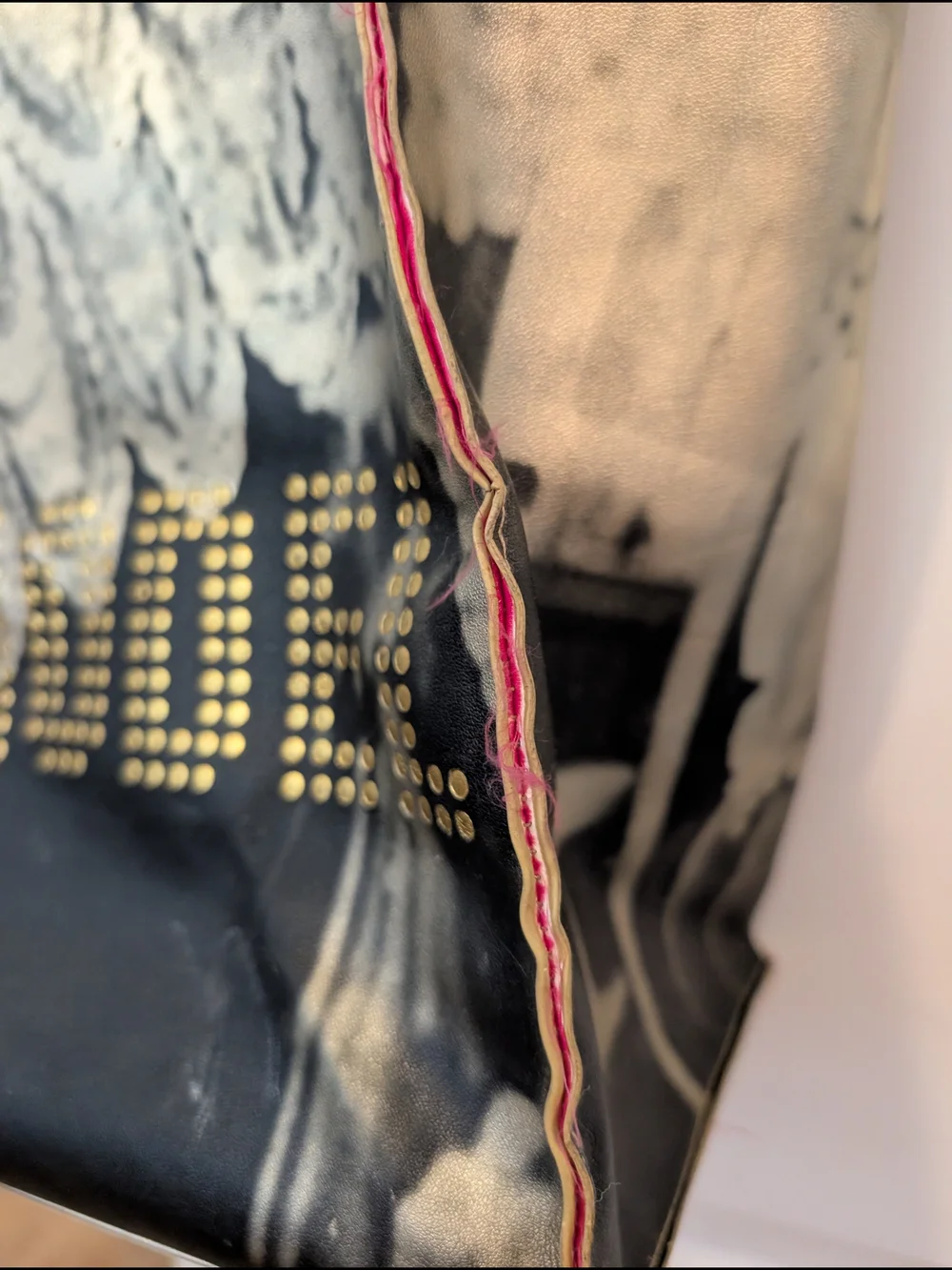 Victoria's Secret Supermodel Print Tote Bag with Graphic Angel Motif